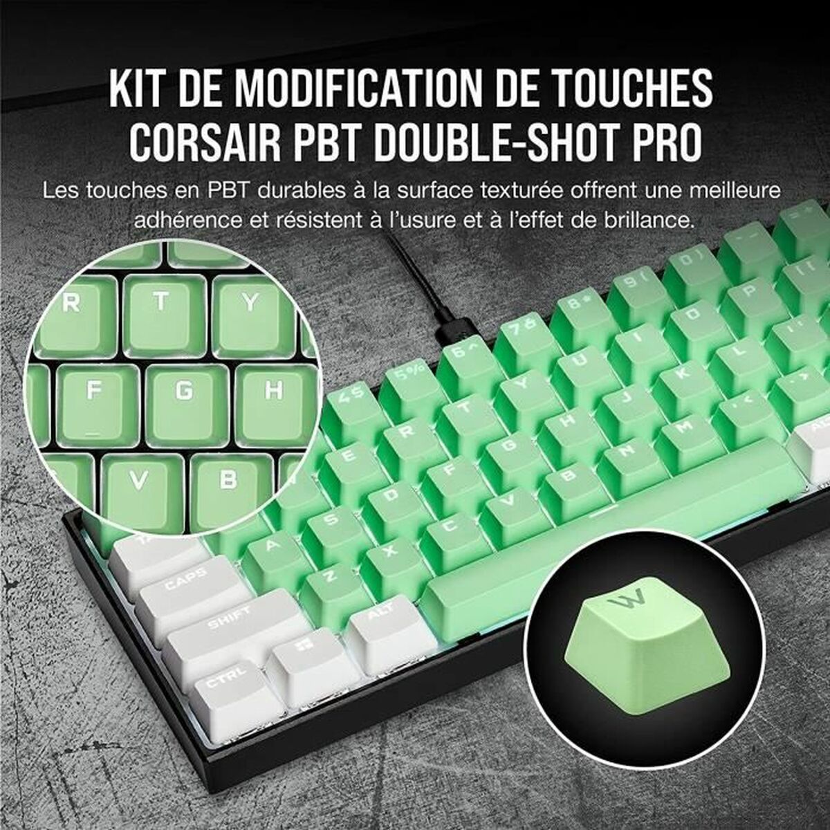 Corsair PBT DOUBLE-SHOT PRO ätiýaçlyk şaýlary-4