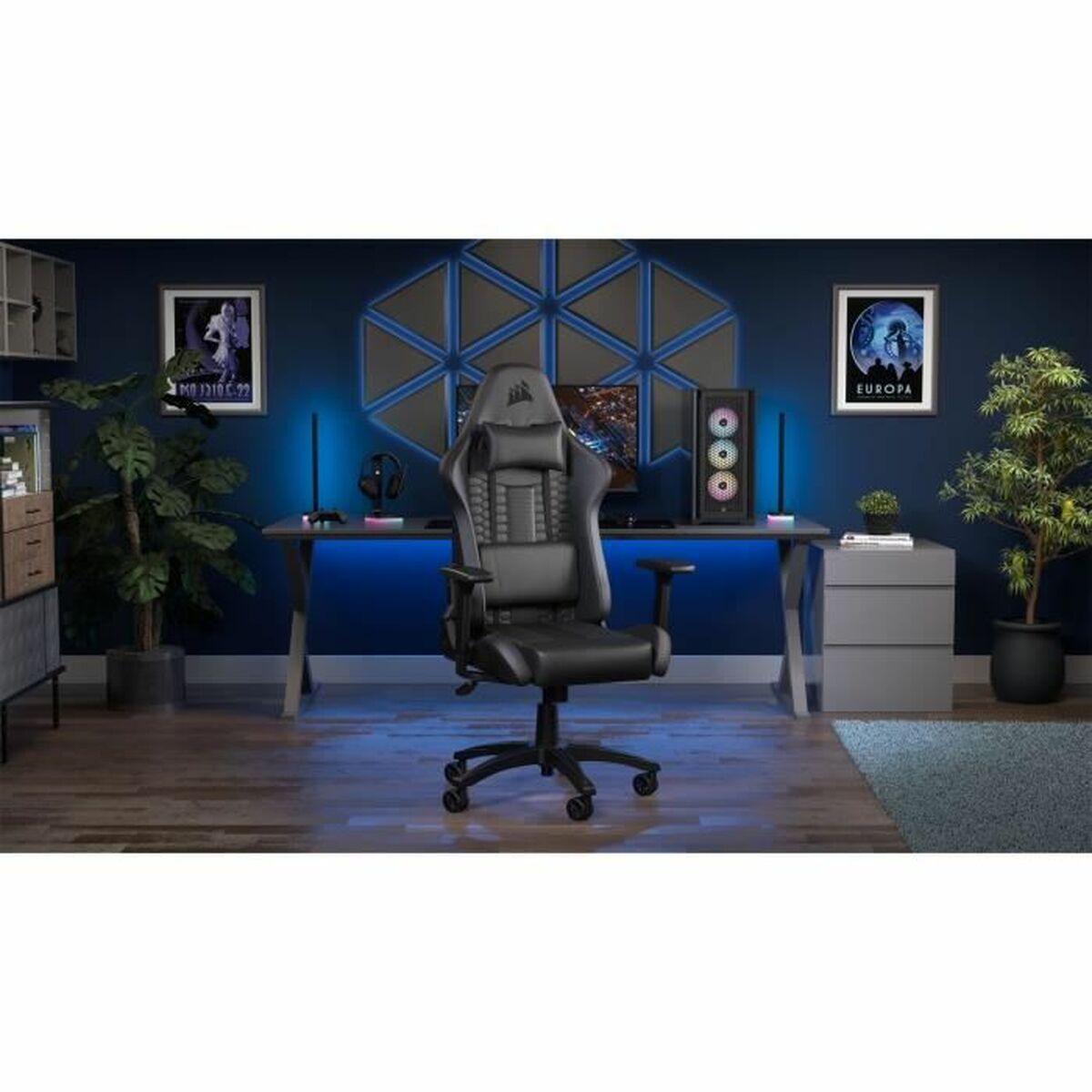 Стул Gaming Corsair TC100 Чёрный-2