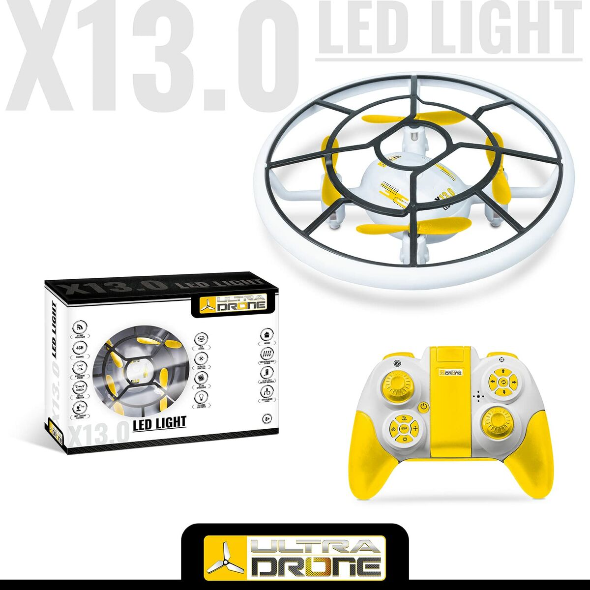 Дрон на радиоуправлении Mondo Ultradrone X13 LED Свет-2