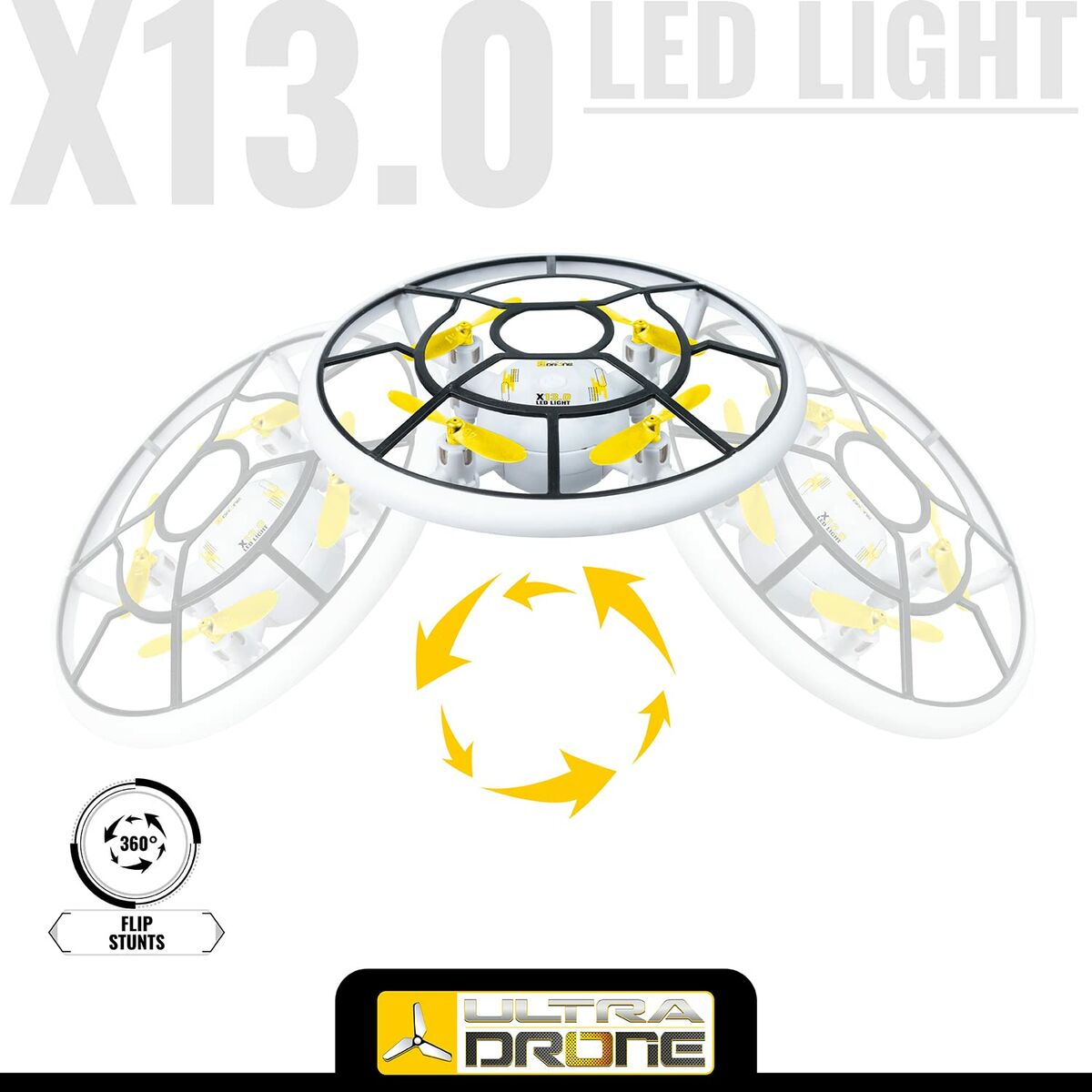 Дрон на радиоуправлении Mondo Ultradrone X13 LED Свет-6