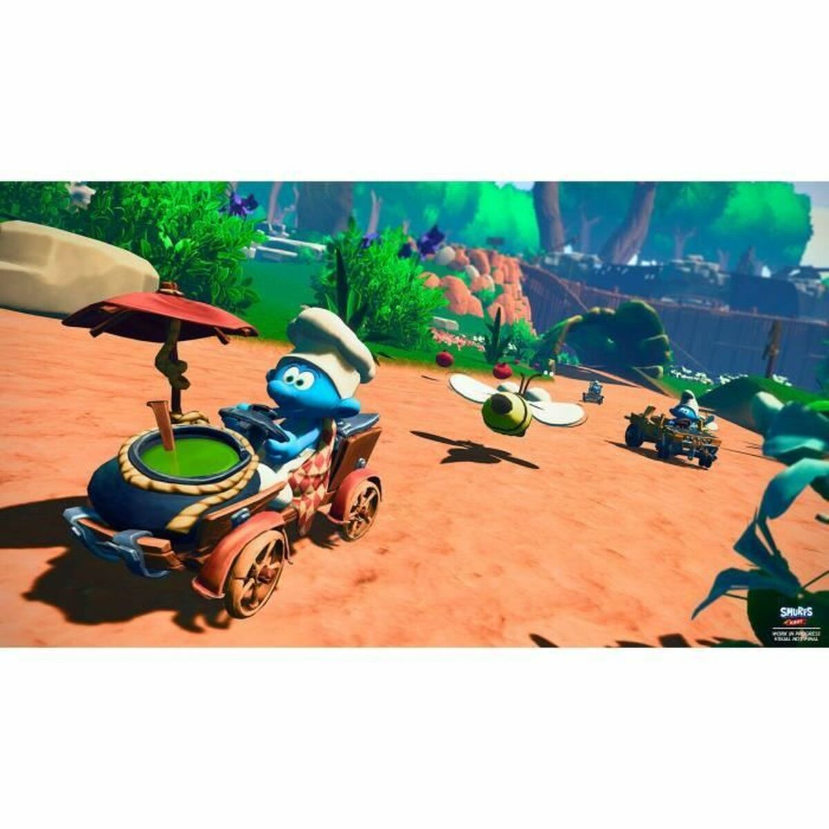 PlayStation 4ビデオゲームMicroids The Smurfs-カート-6