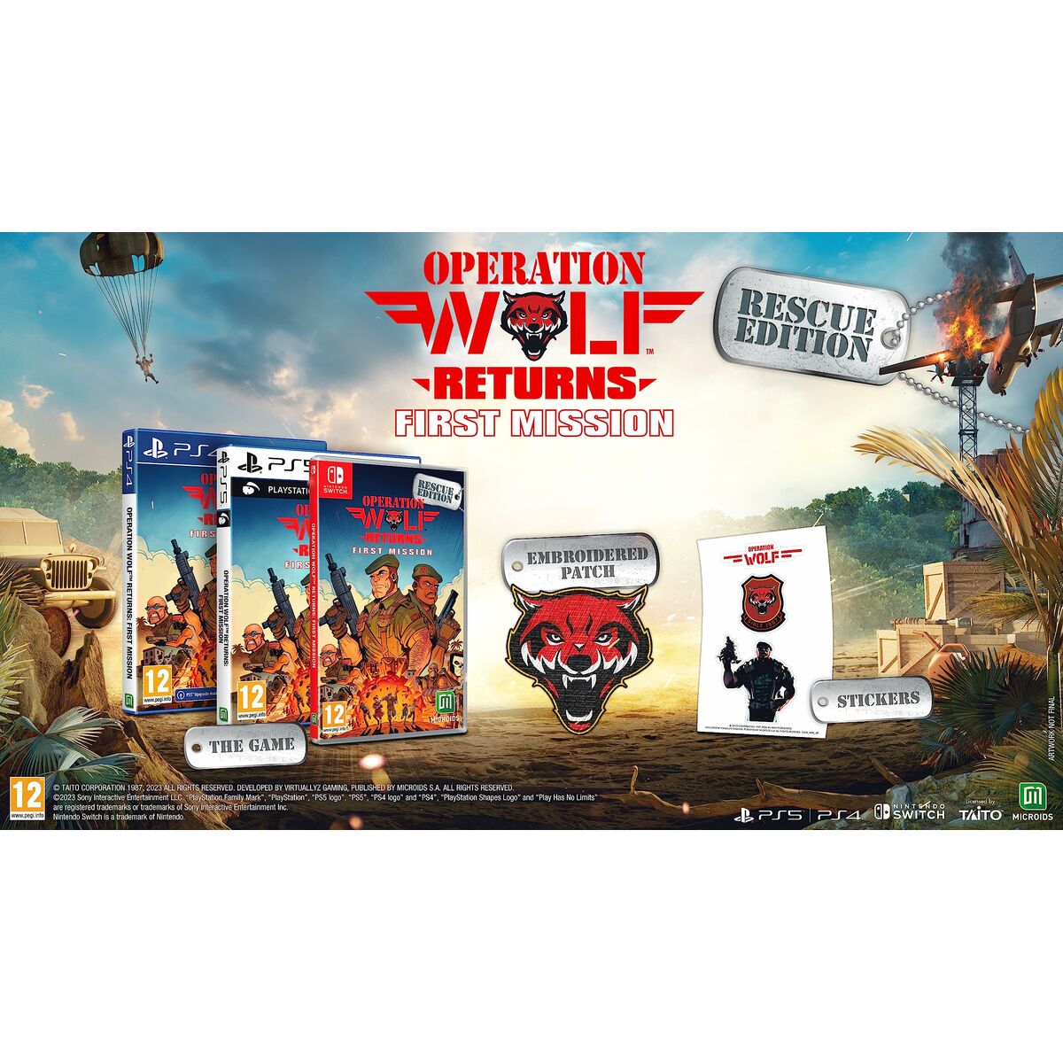 スイッチミクロイド操作ウルフ返品:最初のミッションビデオゲーム-Rescue Edition-2