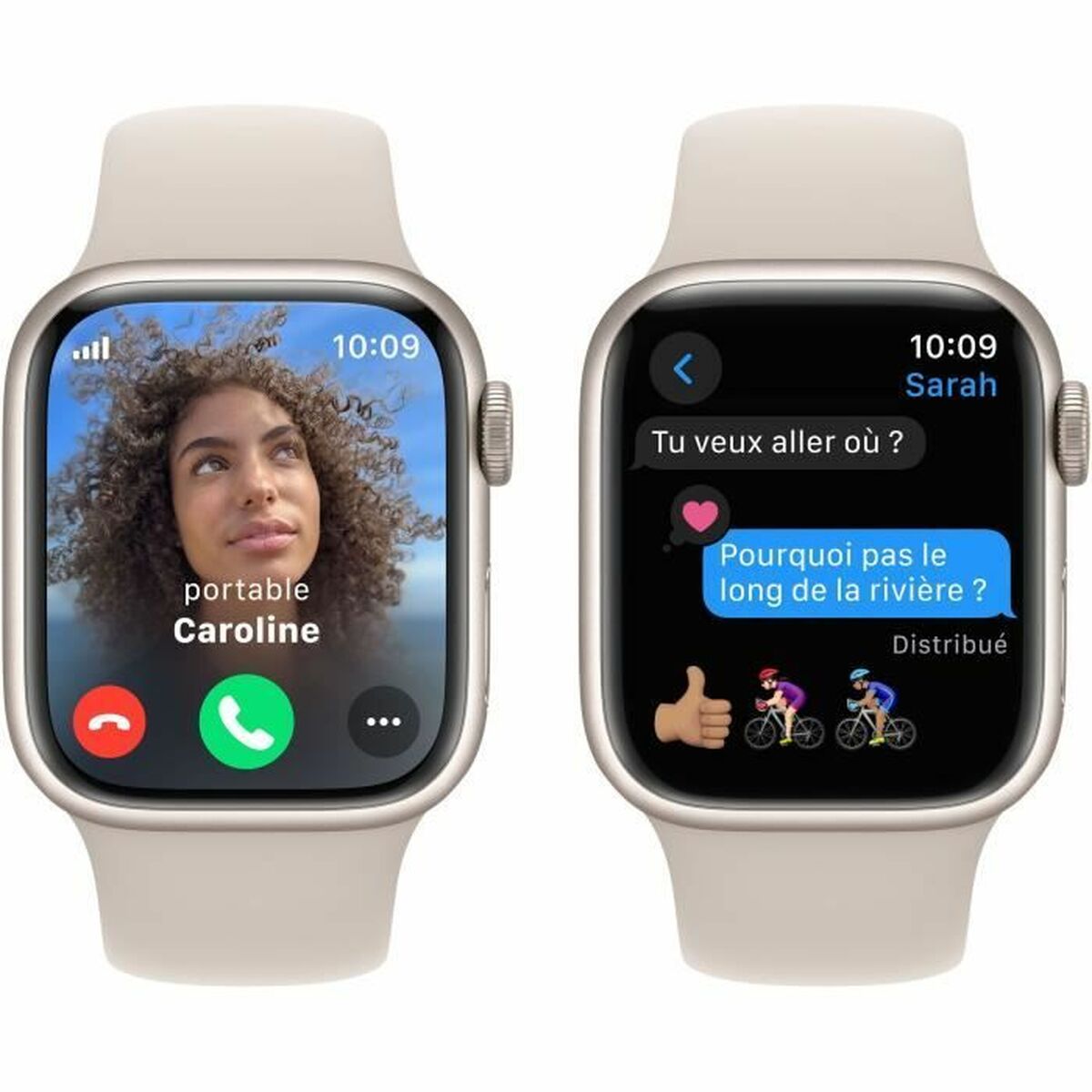 Умные часы Apple Series 9 Бежевый 41 mm-4