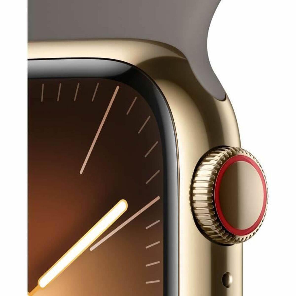 Умные часы Apple Series 9 Коричневый Позолоченный 41 mm-4