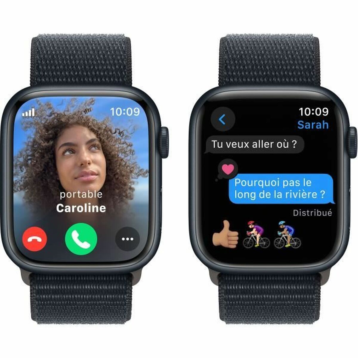 Умные часы Apple Series 9 Чёрный 41 mm-4