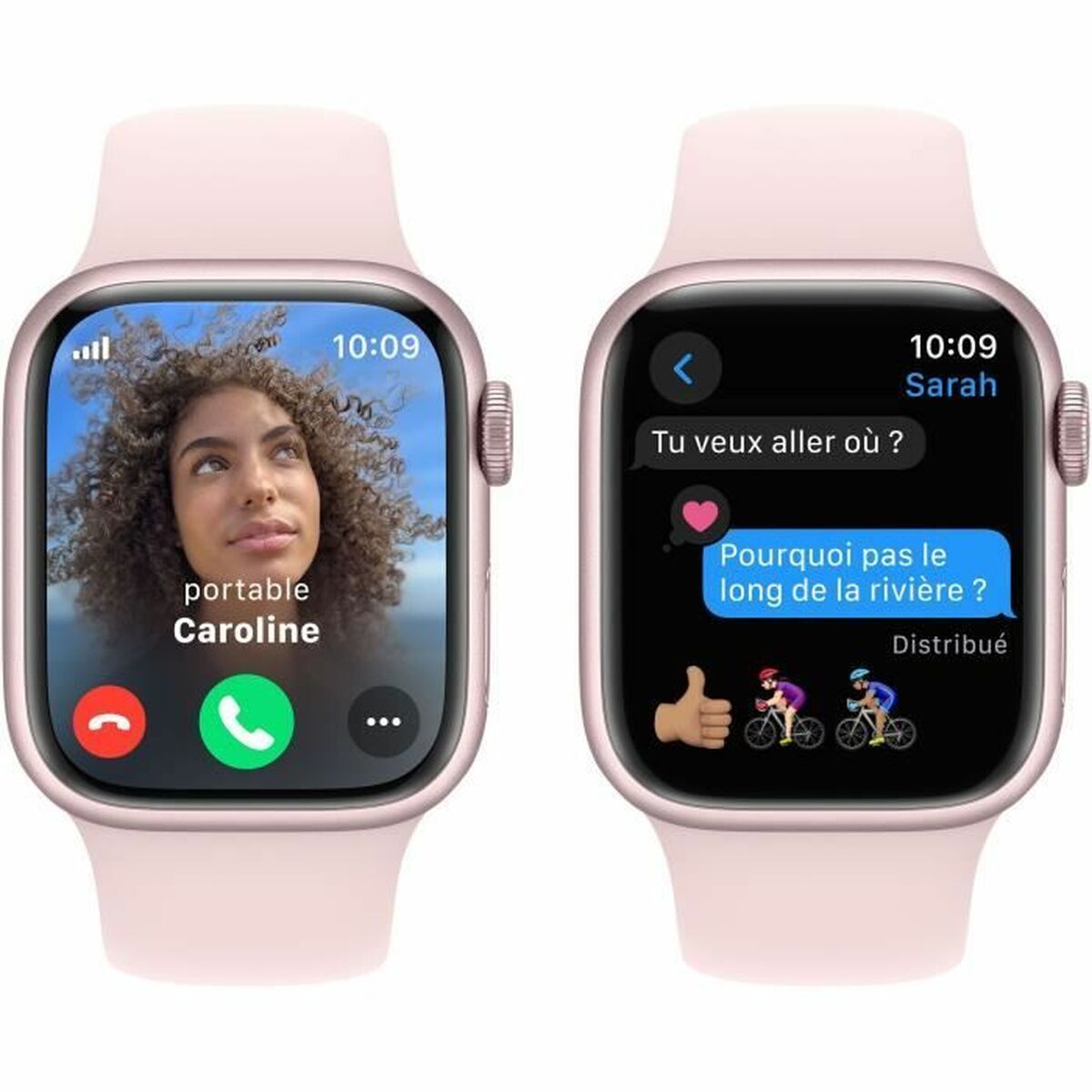 Умные часы Apple Series 9 Розовый 41 mm-4