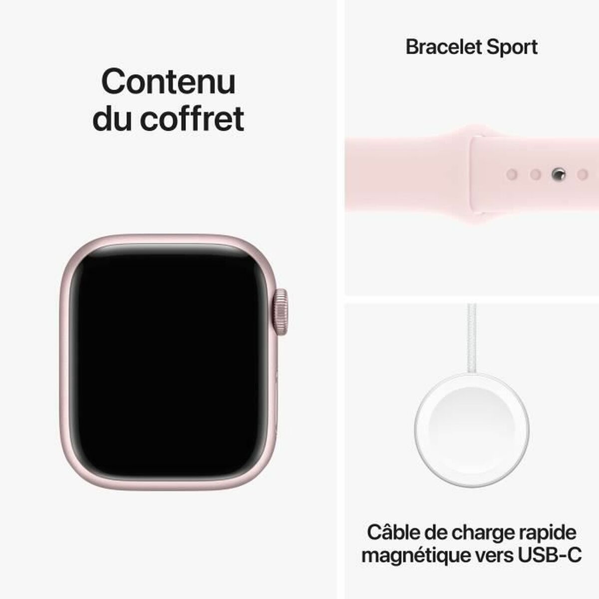 Умные часы Apple Series 9 Розовый 41 mm-6