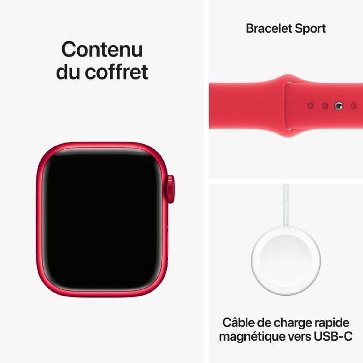 Умные часы Apple Series 9 Красный 41 mm-2
