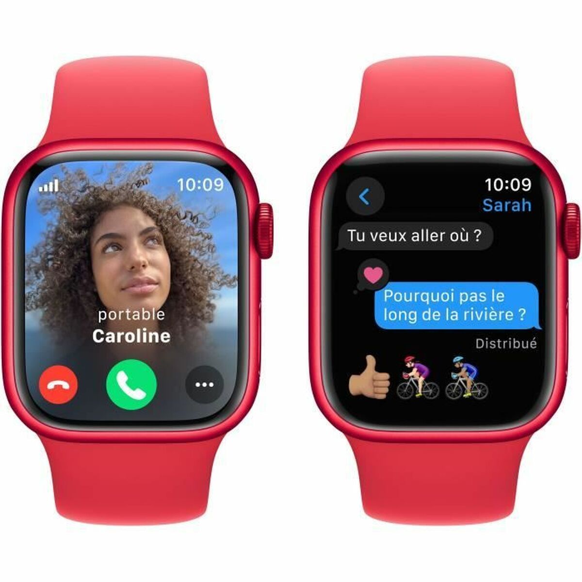 Умные часы Apple Series 9 Красный 41 mm-4