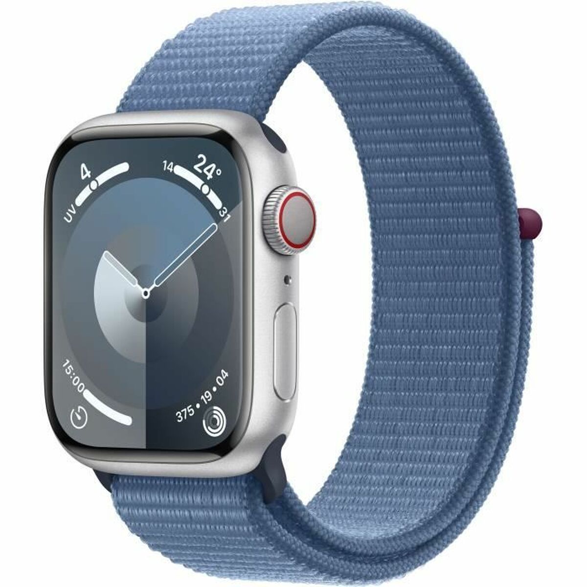 Reloj inteligente Apple Series 9 Azul plateado 41 mm