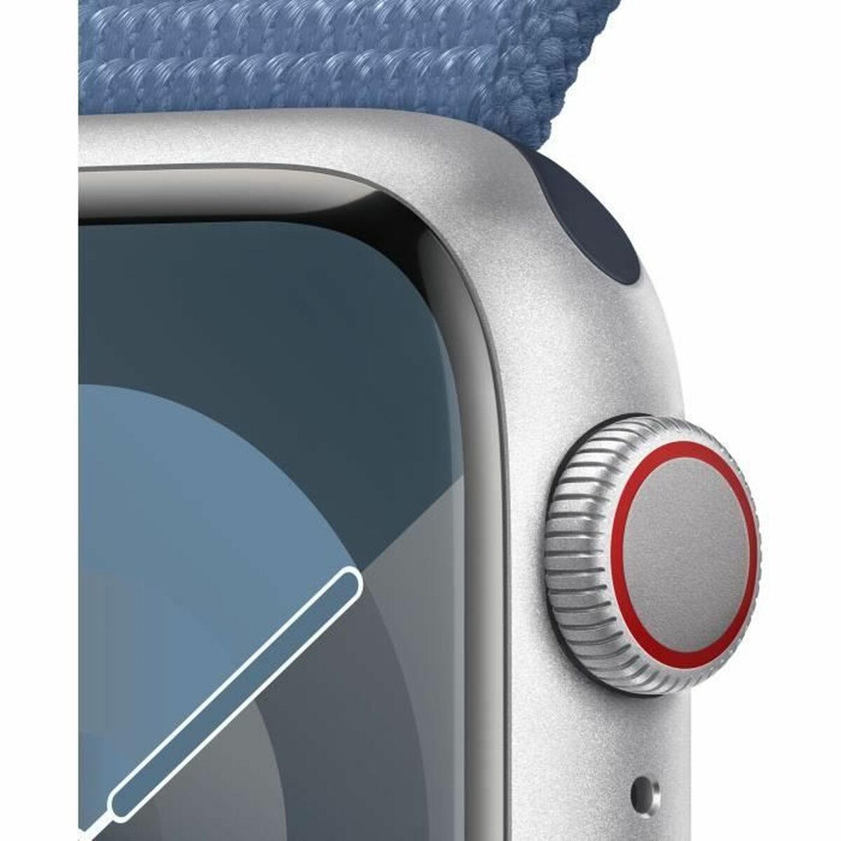 Умные часы Apple Series 9 Синий Серебристый 41 mm-5