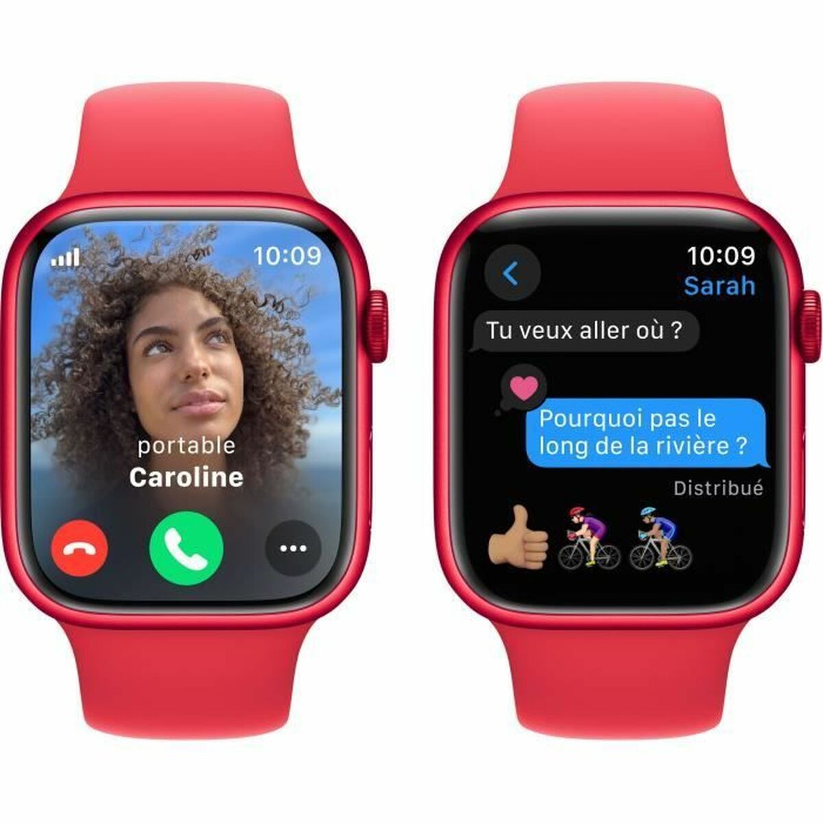 Умные часы Apple Series 9 Красный 45 mm-4