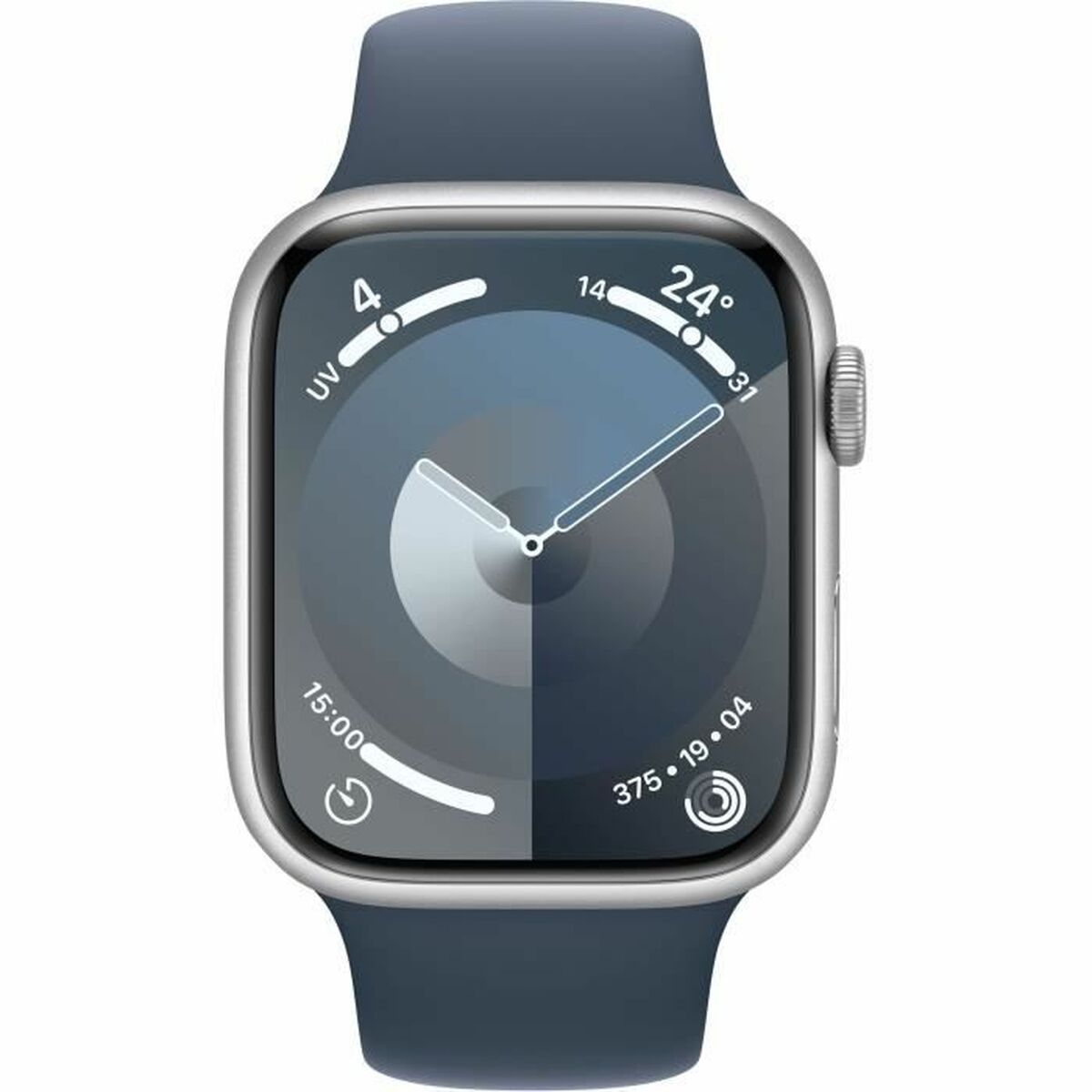Умные часы Apple Series 9 Синий Серебристый 45 mm-4