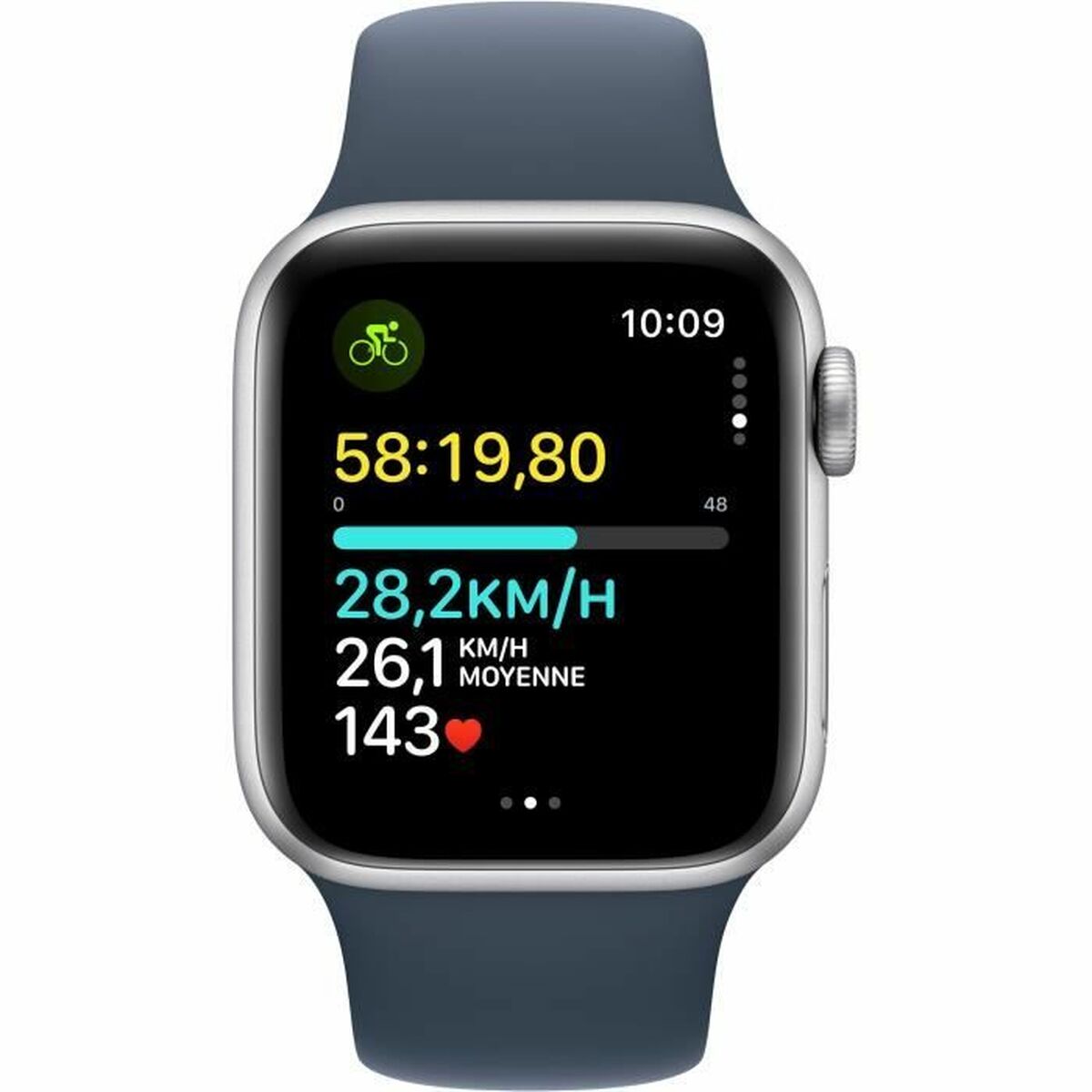 Умные часы Apple SE Синий Серебристый 40 mm-3