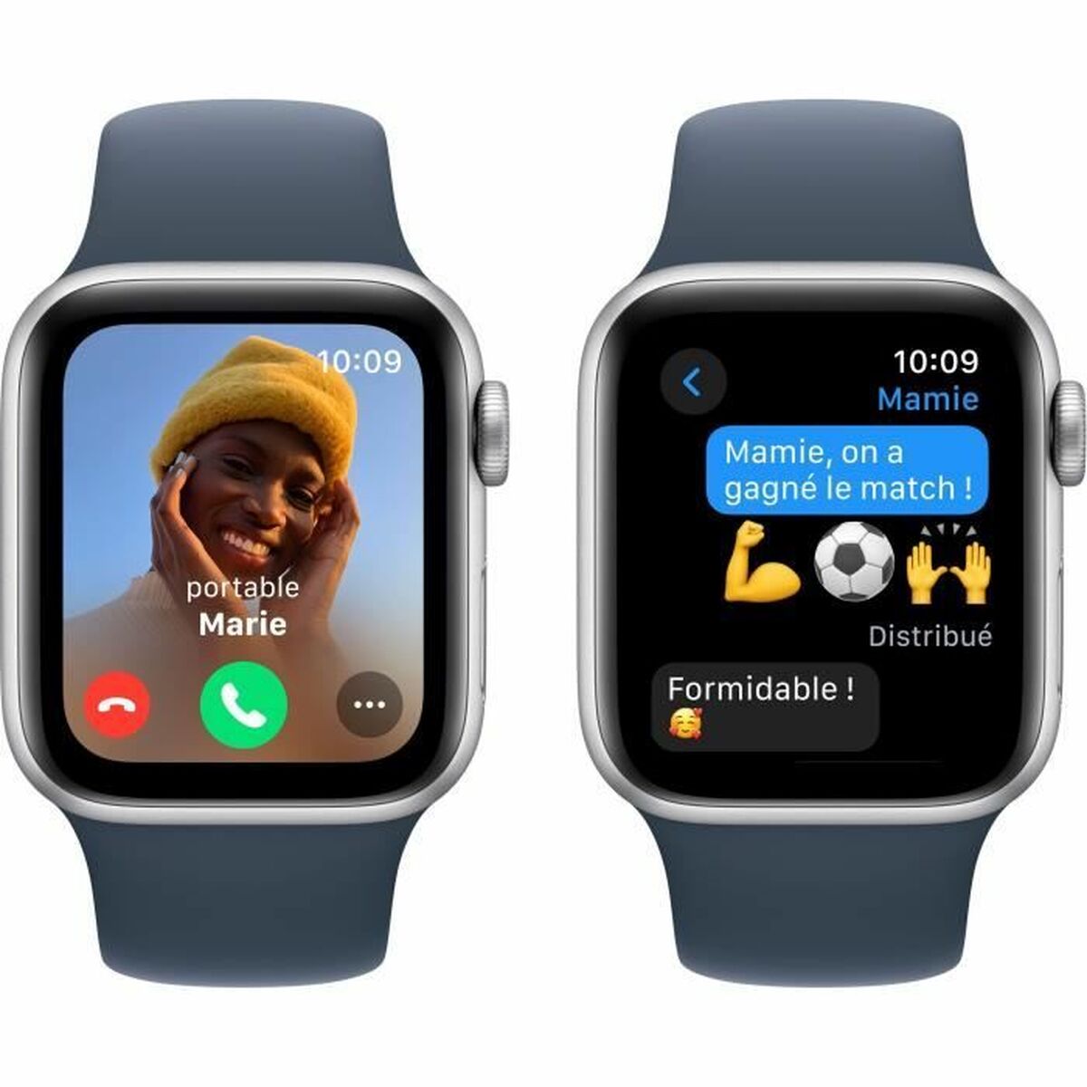 Умные часы Apple SE Синий Серебристый 40 mm-3