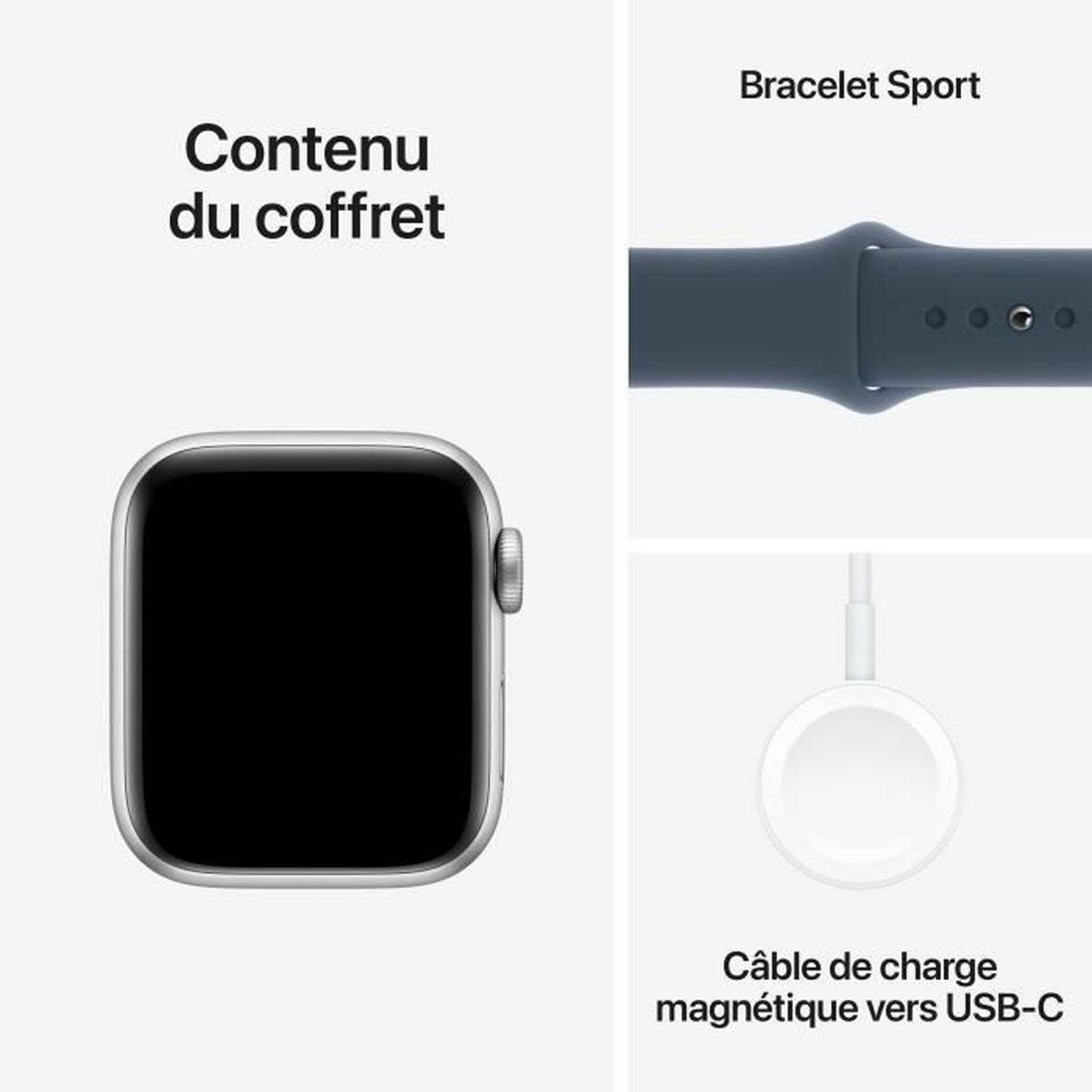 Умные часы Apple SE Синий Серебристый 40 mm-5