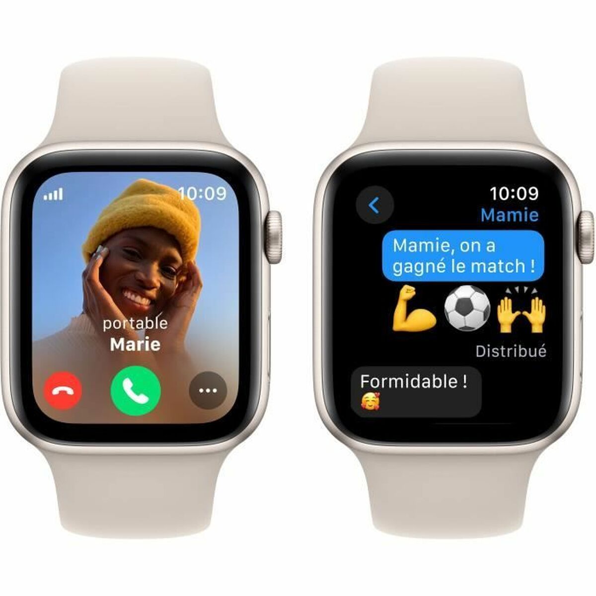 Умные часы Apple SE Бежевый 44 mm-3