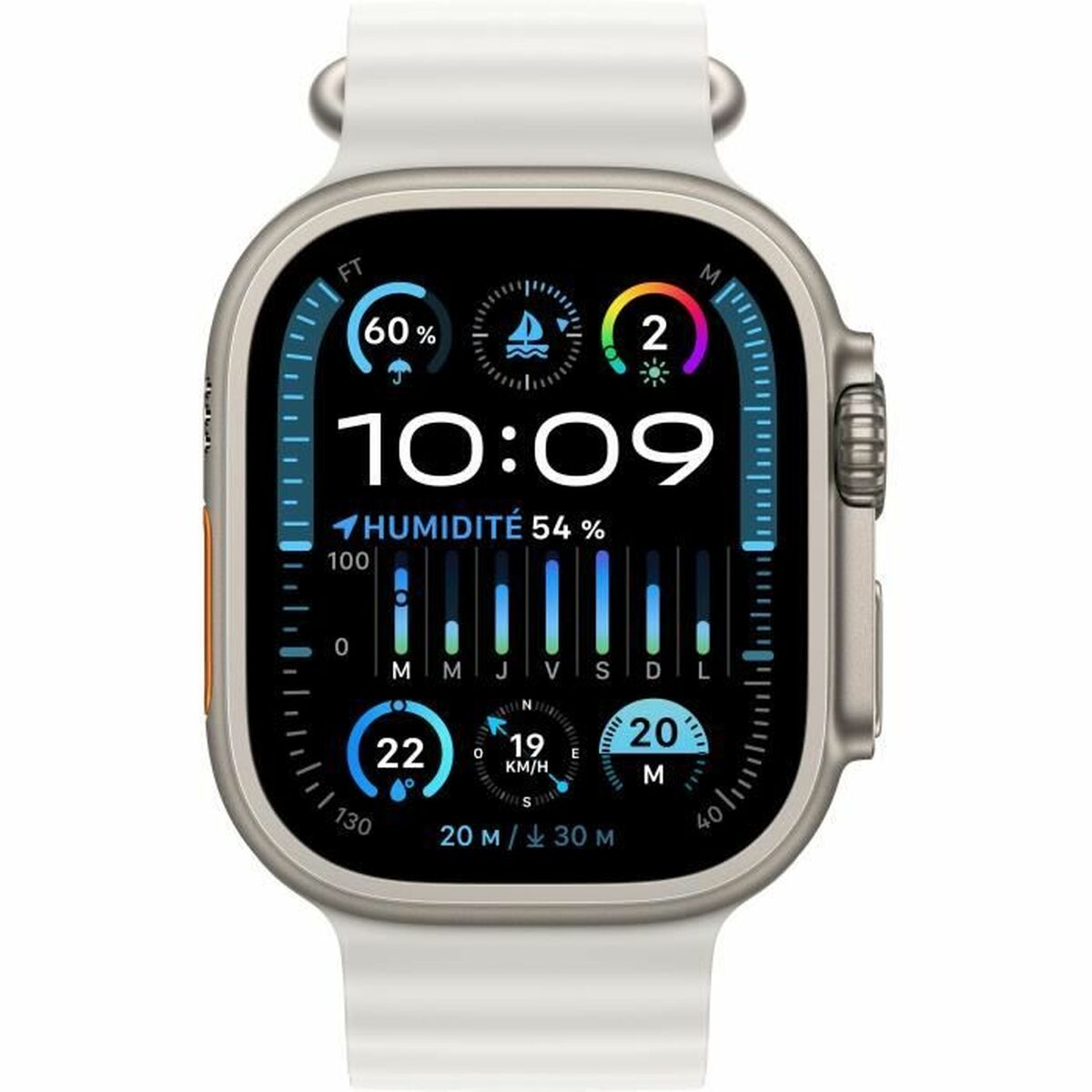 Умные часы Apple Ultra 2 Белый Титановый 49 mm-4