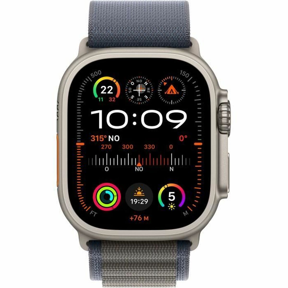Умные часы Apple MREQ3NF/A Синий Титановый 49 mm-4