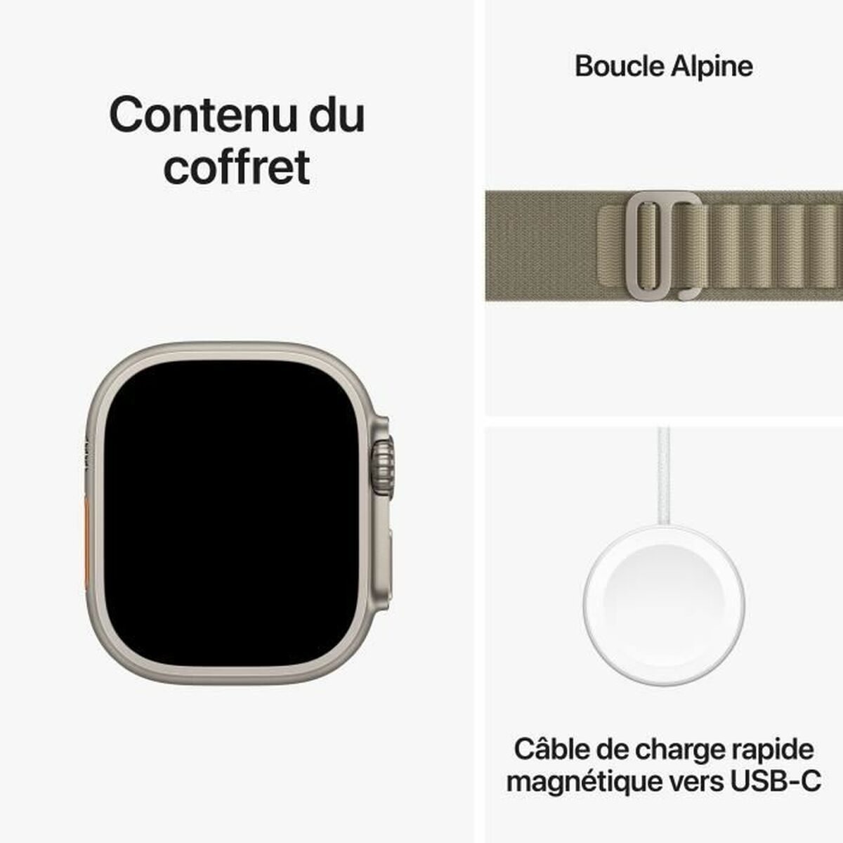 Умные часы Apple Ultra 2 Титановый Оливковое масло 49 mm-2