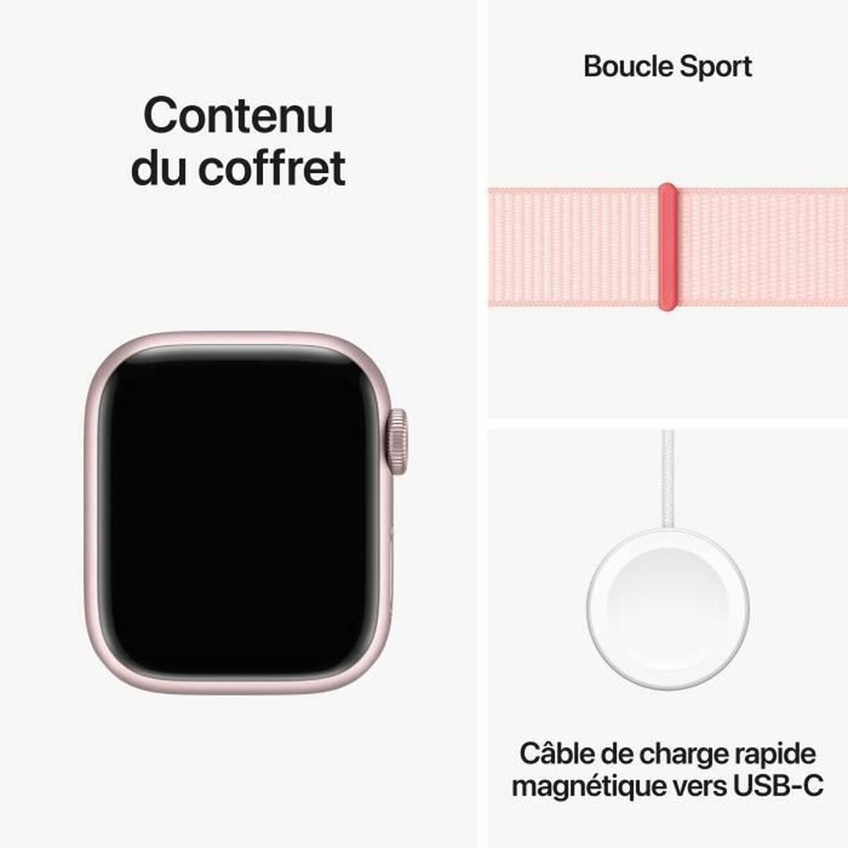 Умные часы Apple Series 9 Розовый 41 mm-4