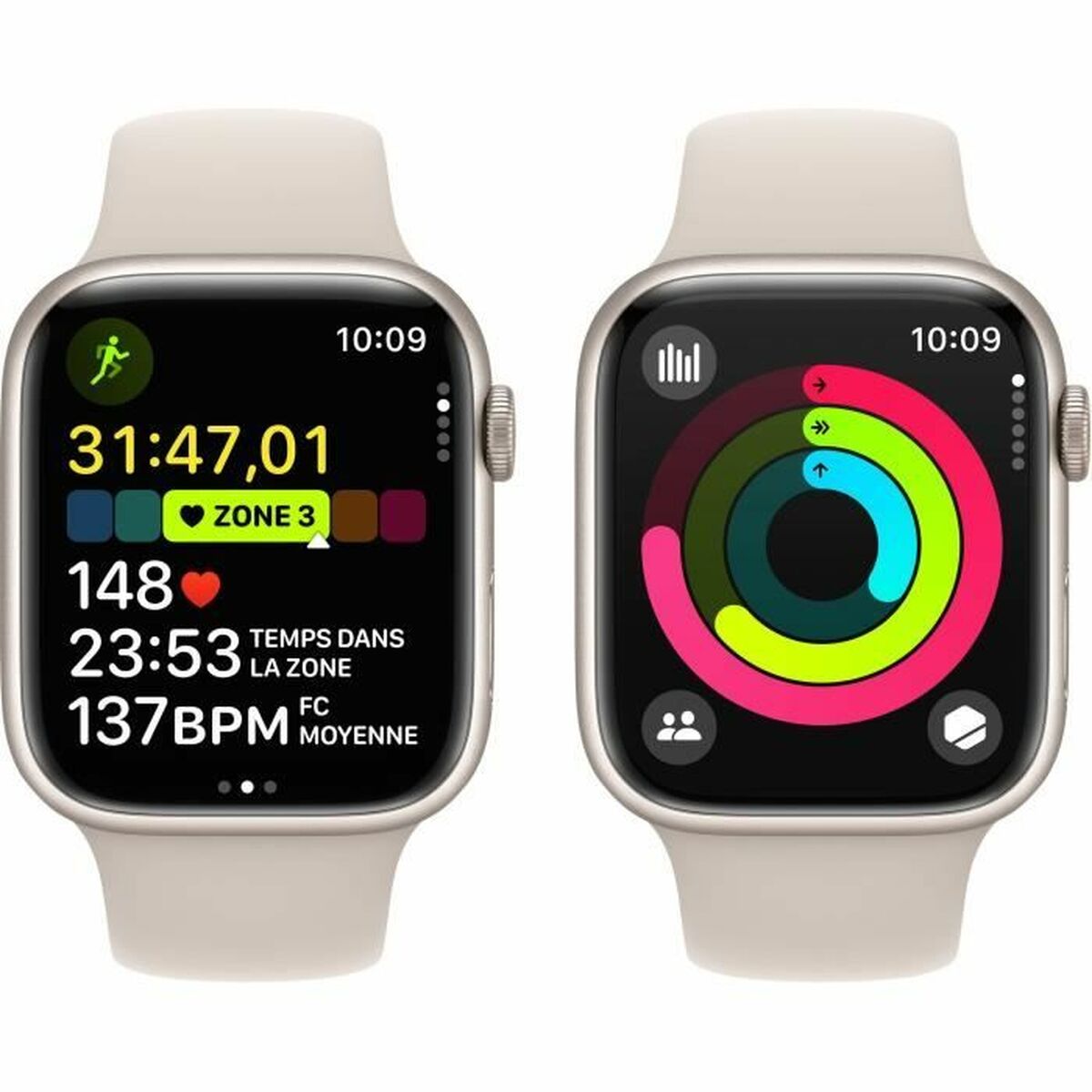 Умные часы Apple Series 9 Бежевый 45 mm-5