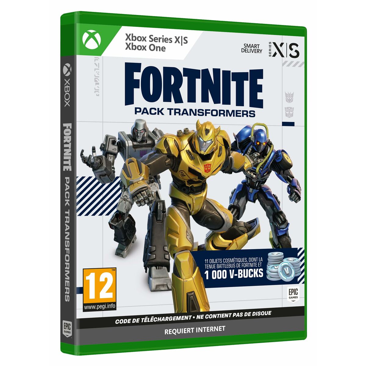 Видеоигры Xbox One / Series X Fortnite Pack Transformers (FR) Скачать код-2