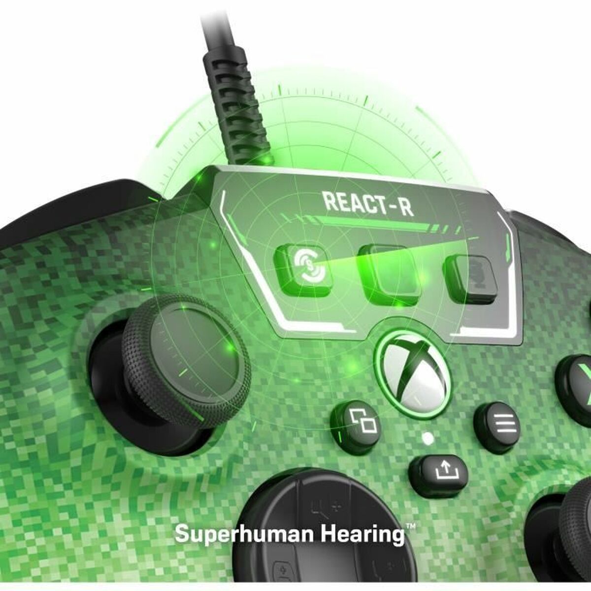 Xbox Oneコンソール+Turtle Beach React-R PCケーブル-2