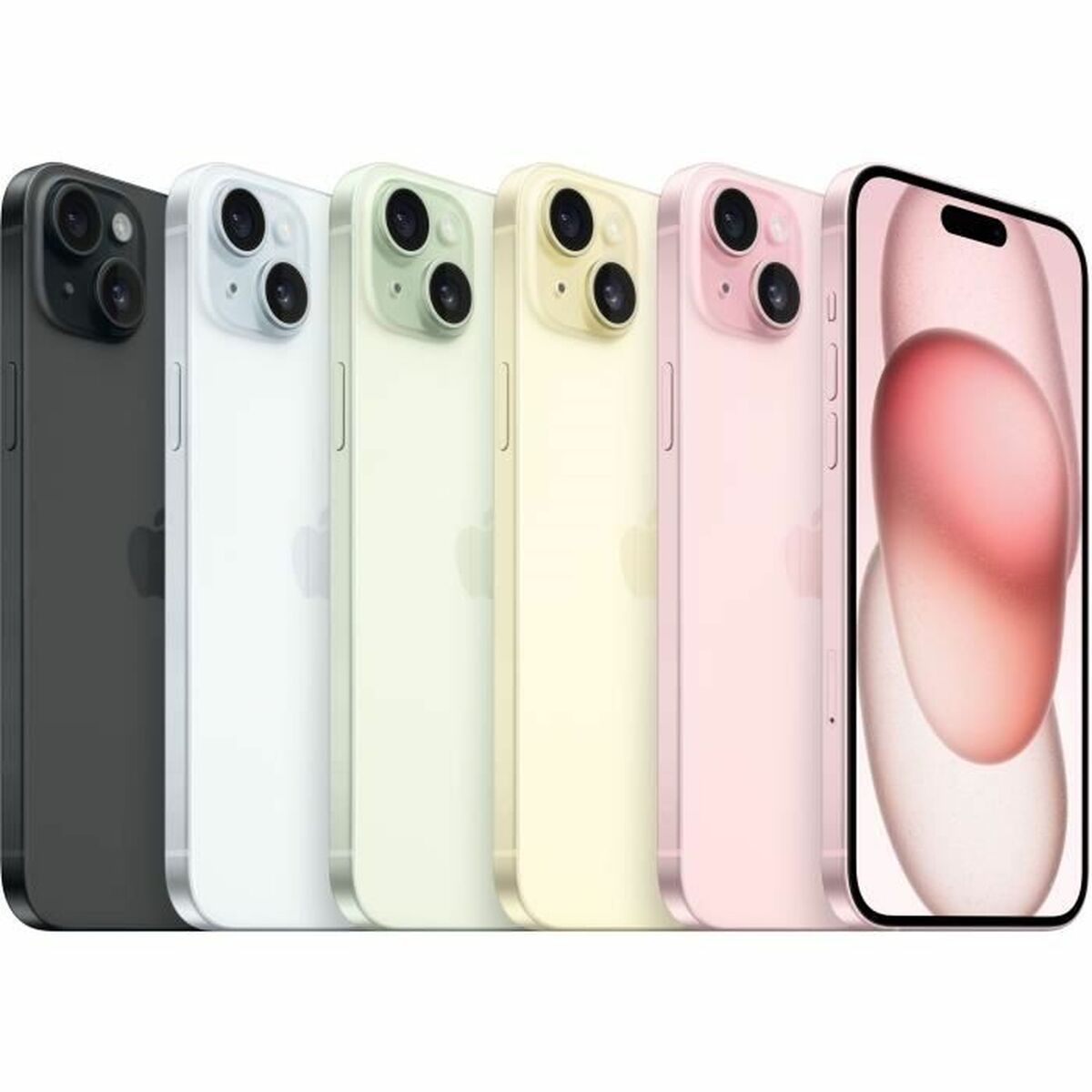Apple iPhone 15 Plus 256 GB სმარტფონები ლურჯი შავი ვარდისფერი-2