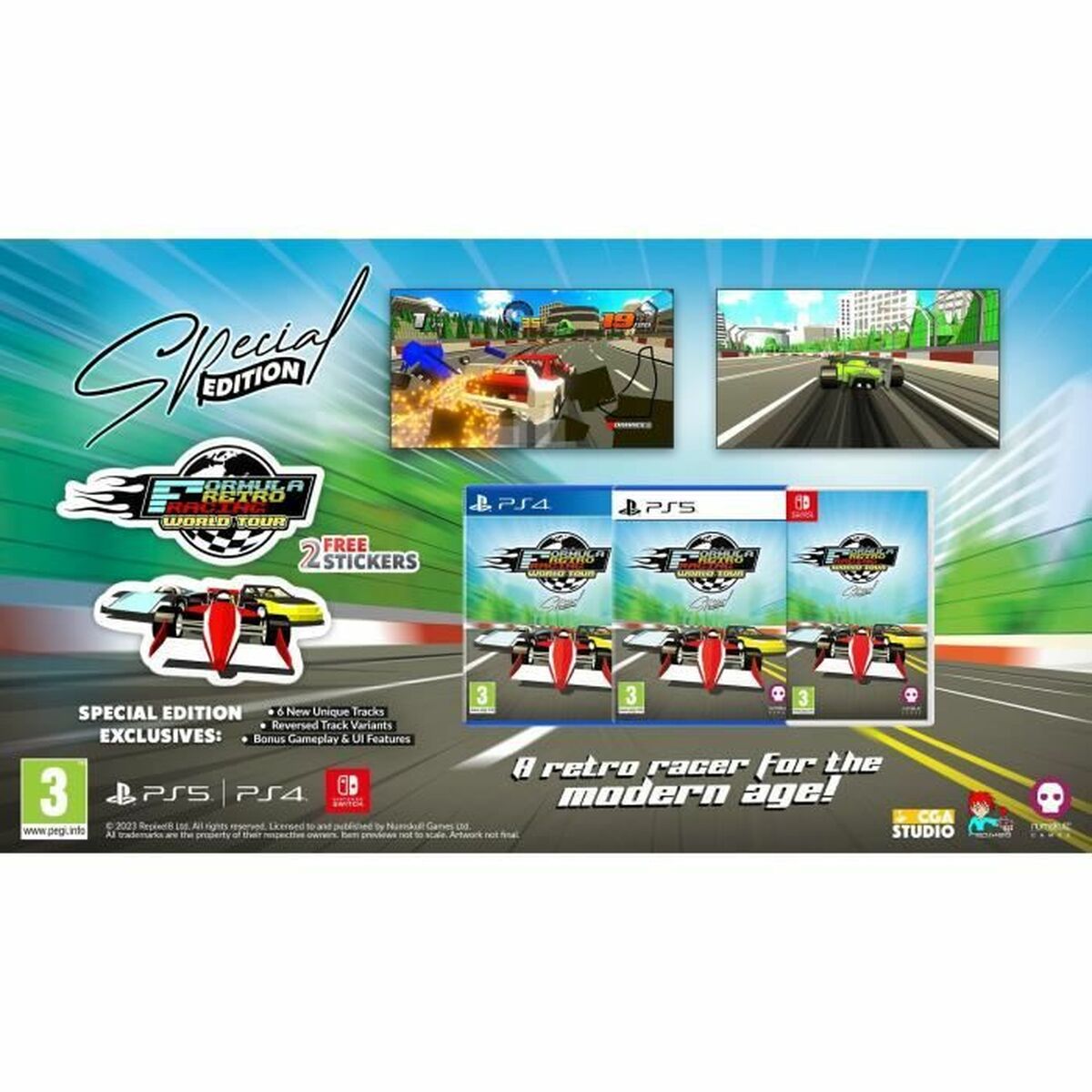 Видеоигра для Switch Just For Games Formula Retro Racing: World Tour - Special Edition (EN)-2
