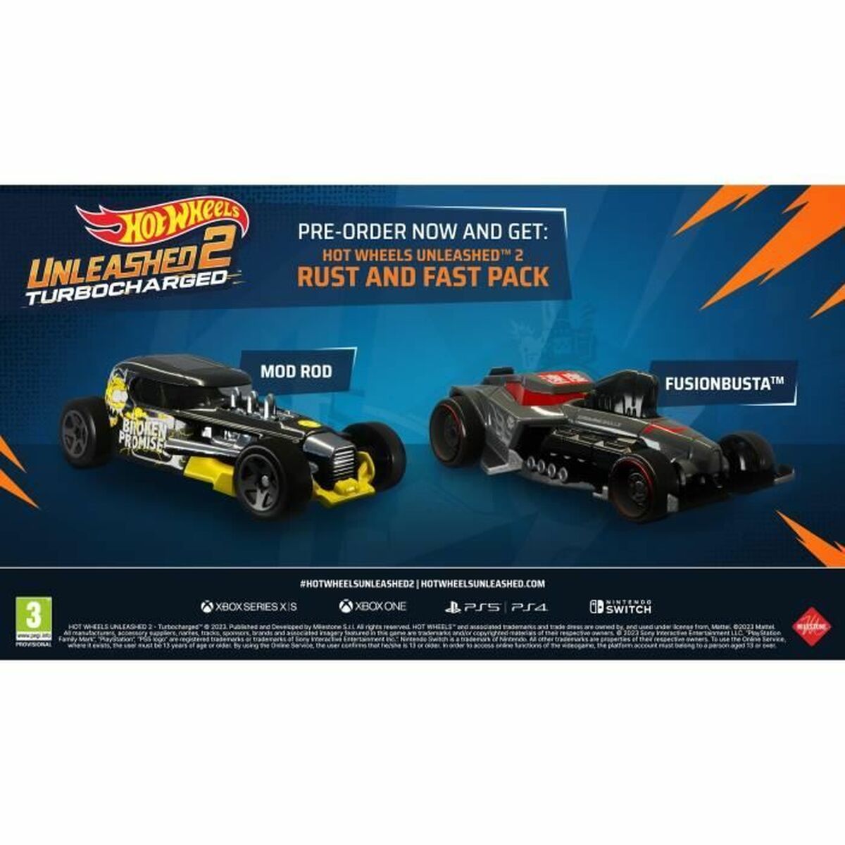 Видеоигра для Switch Milestone Hot Wheels Unleashed 2: Turbocharged (FR)-2