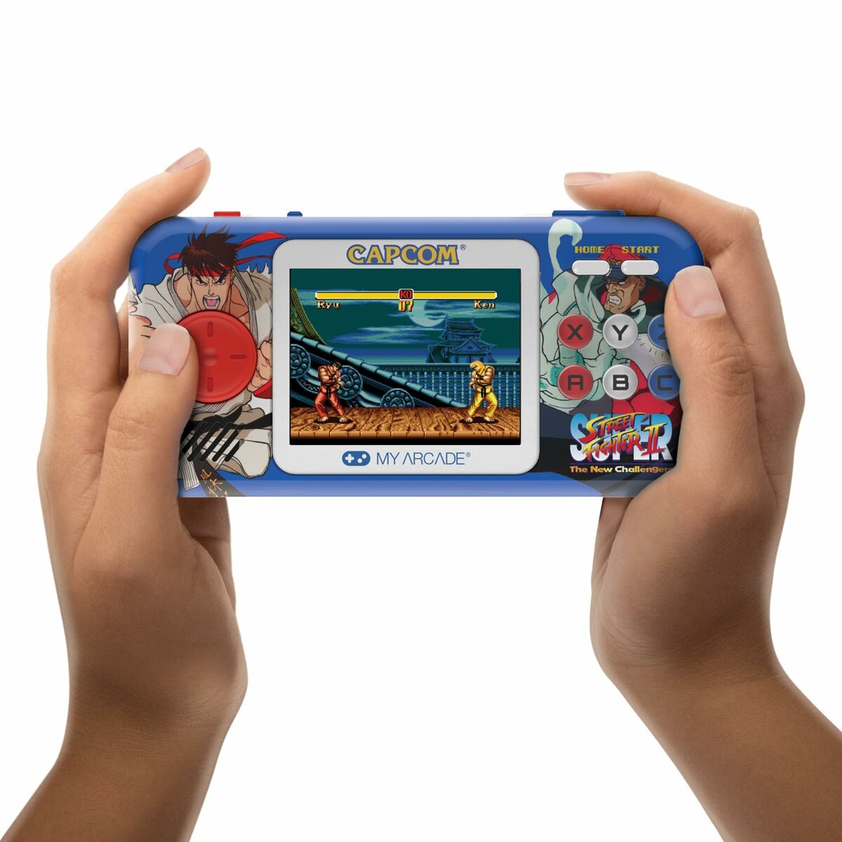 Портативная видеоконсоль My Arcade Pocket Player PRO - Super Street Fighter II Retro Games-4