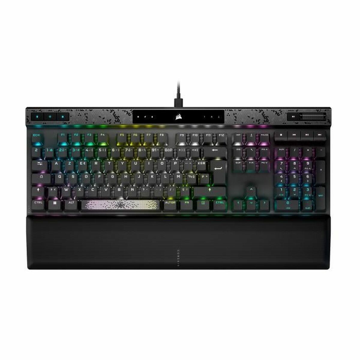 Bluetooth-клавиатура Corsair K70 MAX RGB Чёрный Серый французский AZERTY-6