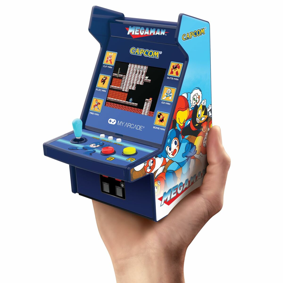 Портативная видеоконсоль My Arcade Micro Player PRO - Megaman Retro Games Синий-2