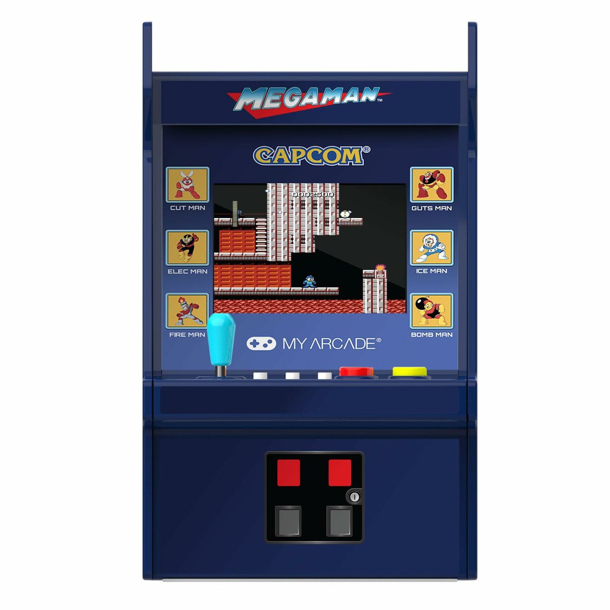 Портативная видеоконсоль My Arcade Micro Player PRO - Megaman Retro Games Синий-3