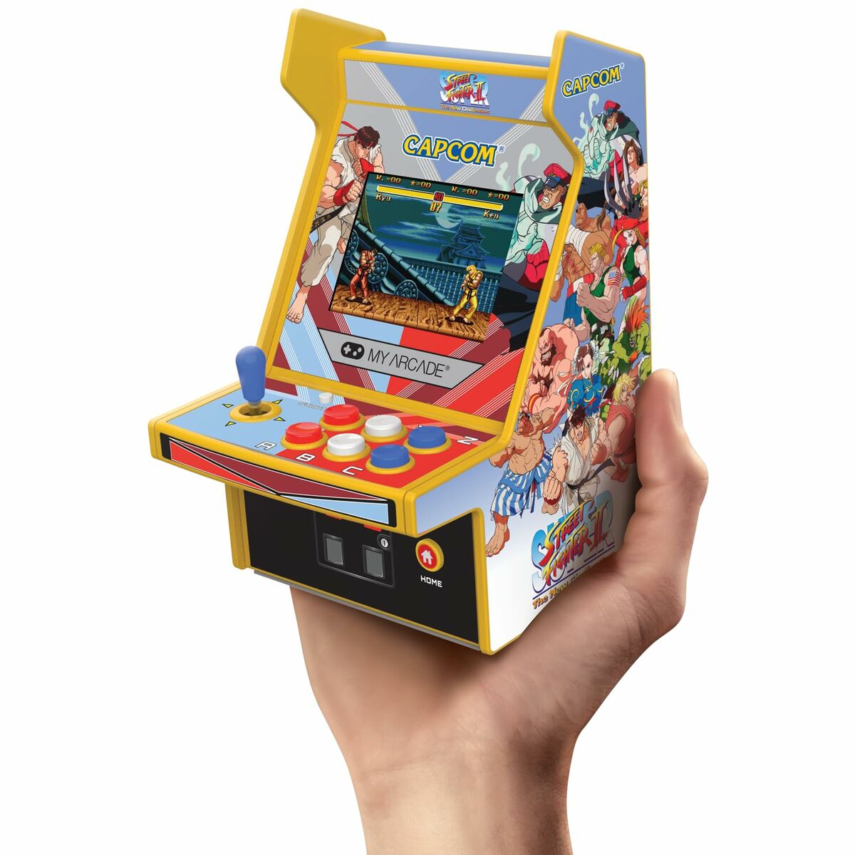 Портативная видеоконсоль My Arcade Micro Player PRO - Super Street Fighter II Retro Games-6