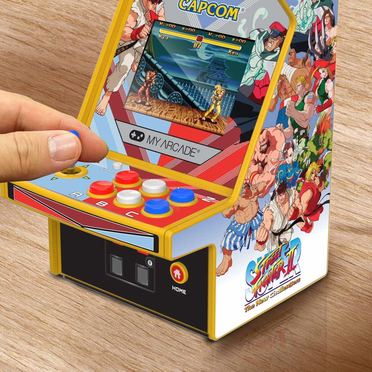 Портативная видеоконсоль My Arcade Micro Player PRO - Super Street Fighter II Retro Games-7