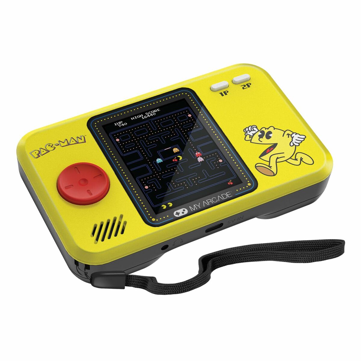Портативная видеоконсоль My Arcade Pocket Player PRO - Pac-Man Retro Games Жёлтый-5