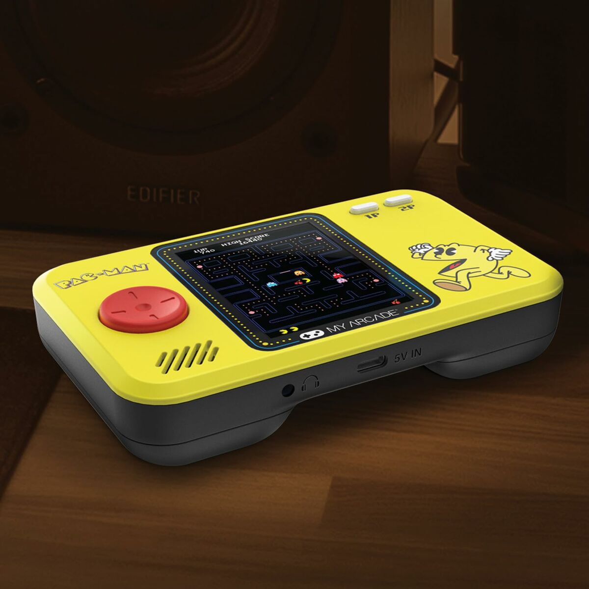 Портативная видеоконсоль My Arcade Pocket Player PRO - Pac-Man Retro Games Жёлтый-7
