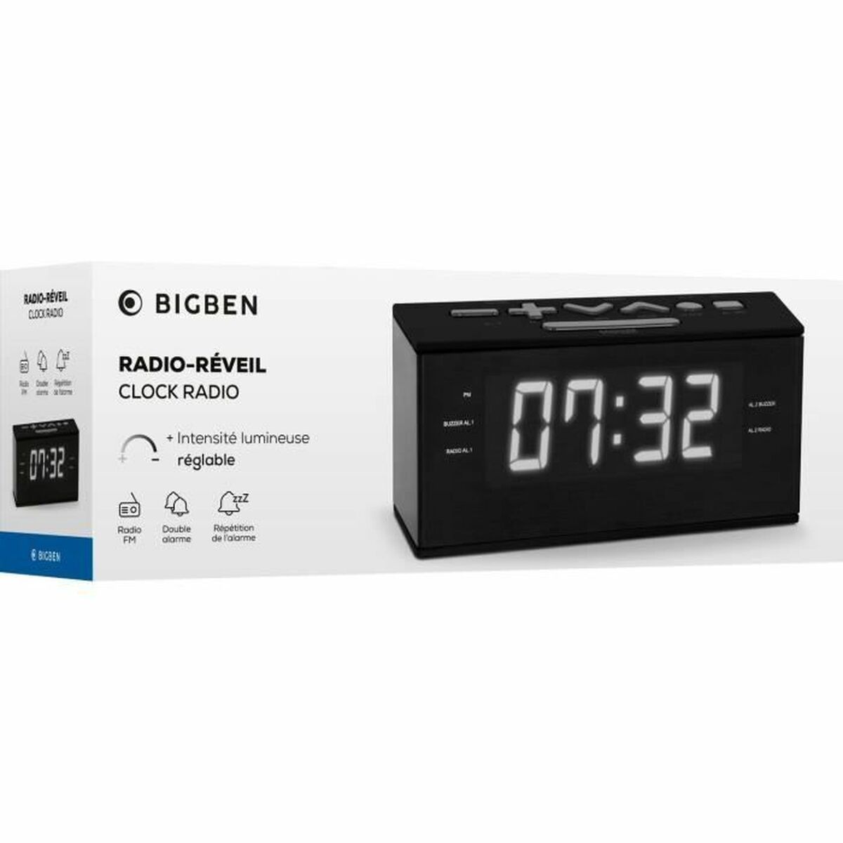 Радио Bigben RR60NG Белый Чёрный Черный/Серый-3