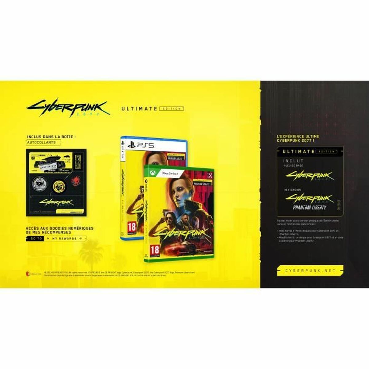 Видеоигры Xbox Series X Bandai Namco Cyberpunk 2077 Ultimate Edition (FR)-2