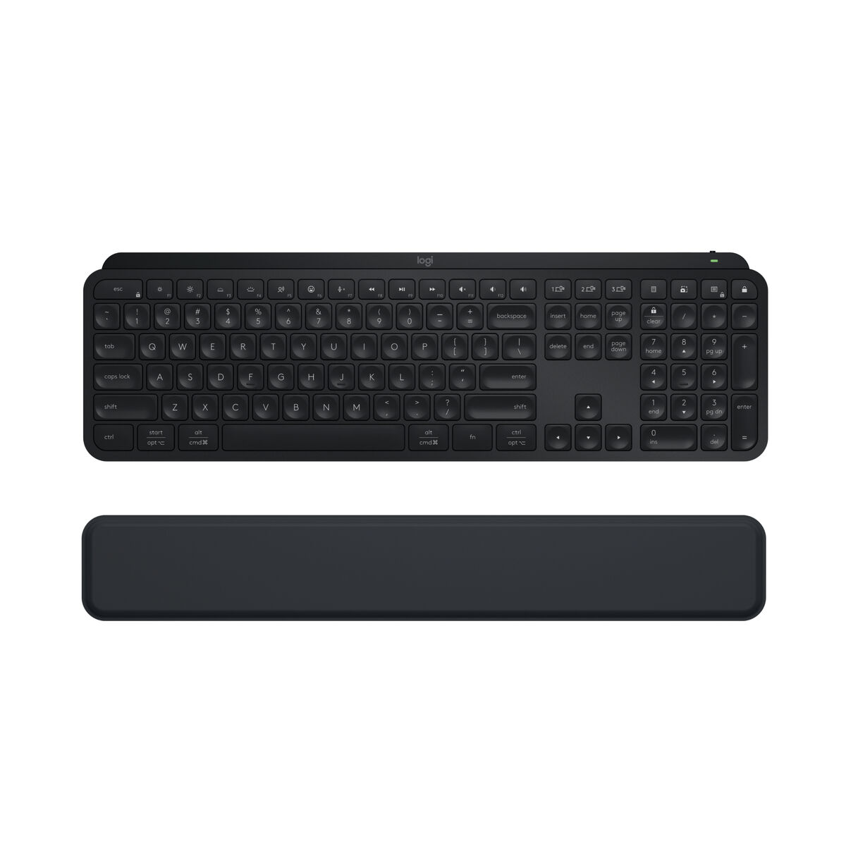 Logitech пернетақтасы - Сұр Графитті