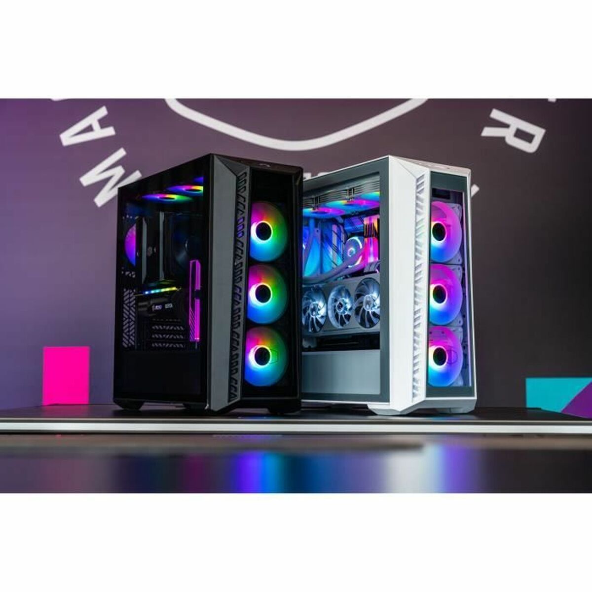 Блок полубашня ATX Galileo Cooler Master MasterBox MB520 Белый-3
