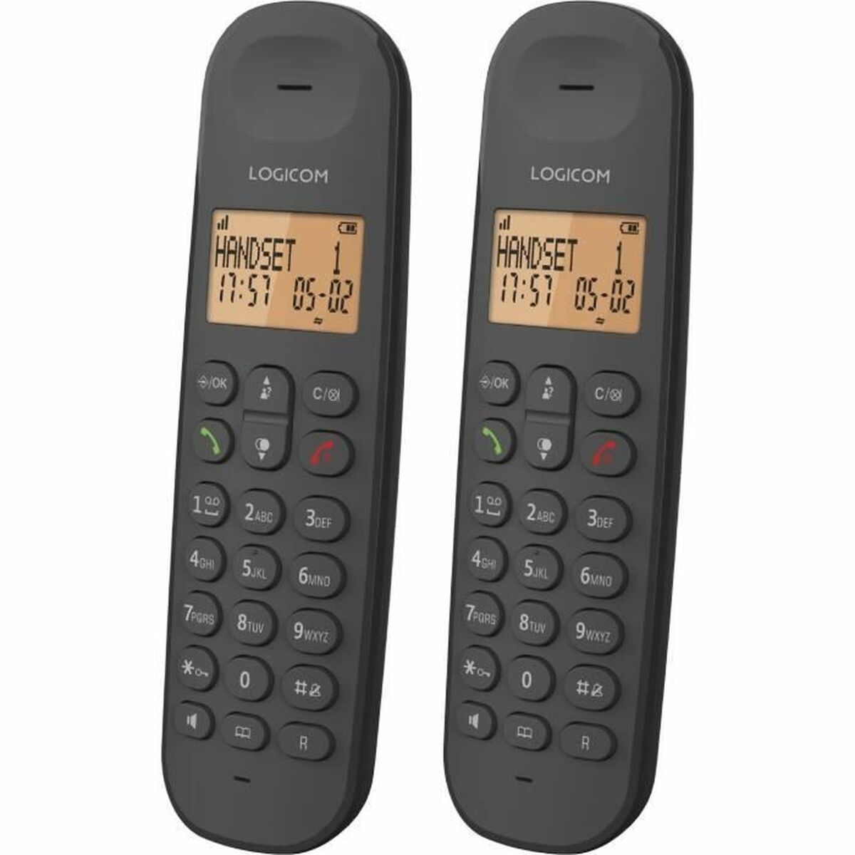 Стационарный телефон Logicom DECT ILOA 255T DUO Чёрный-3