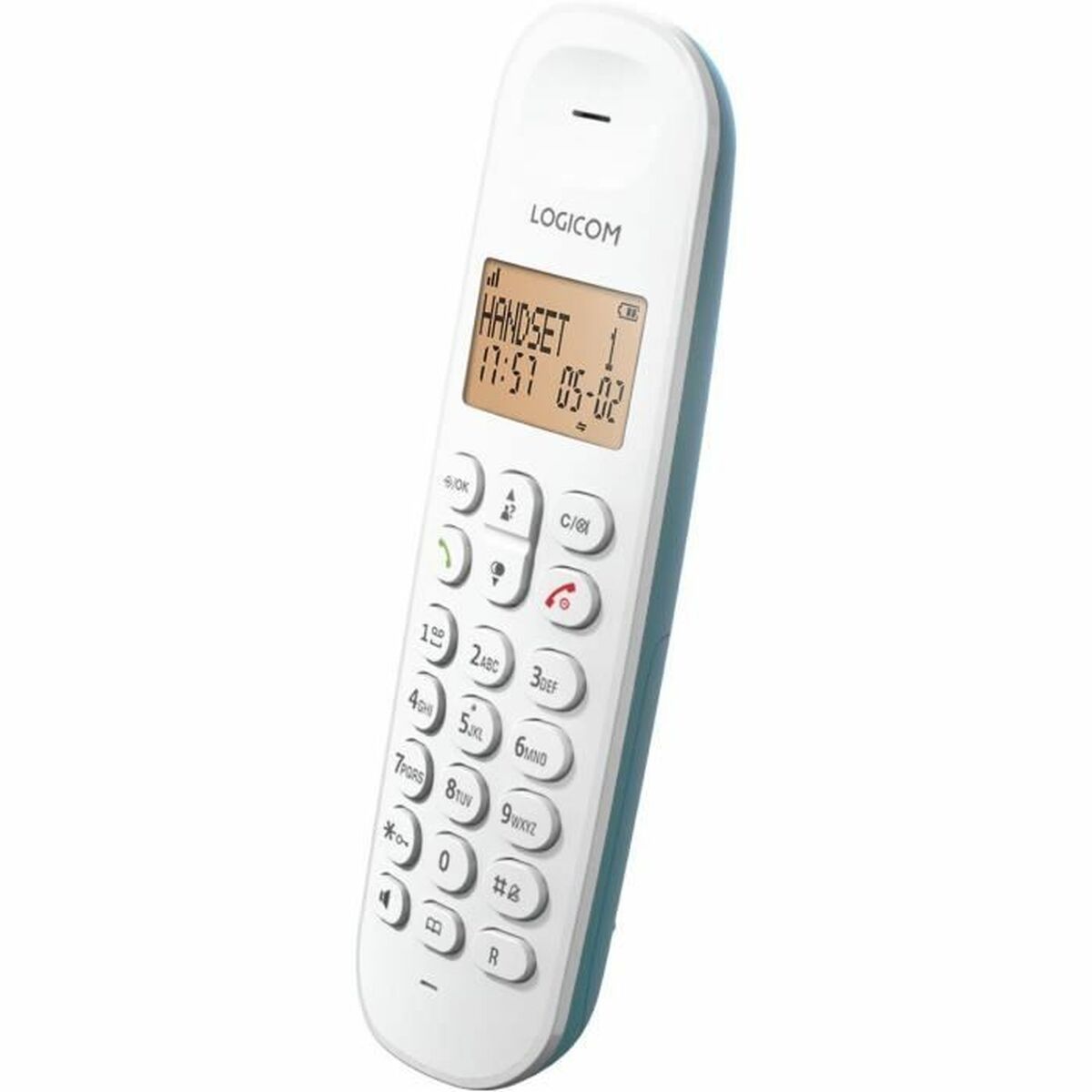 Стационарный телефон Logicom DECT ILOA 150 SOLO бирюзовый-4