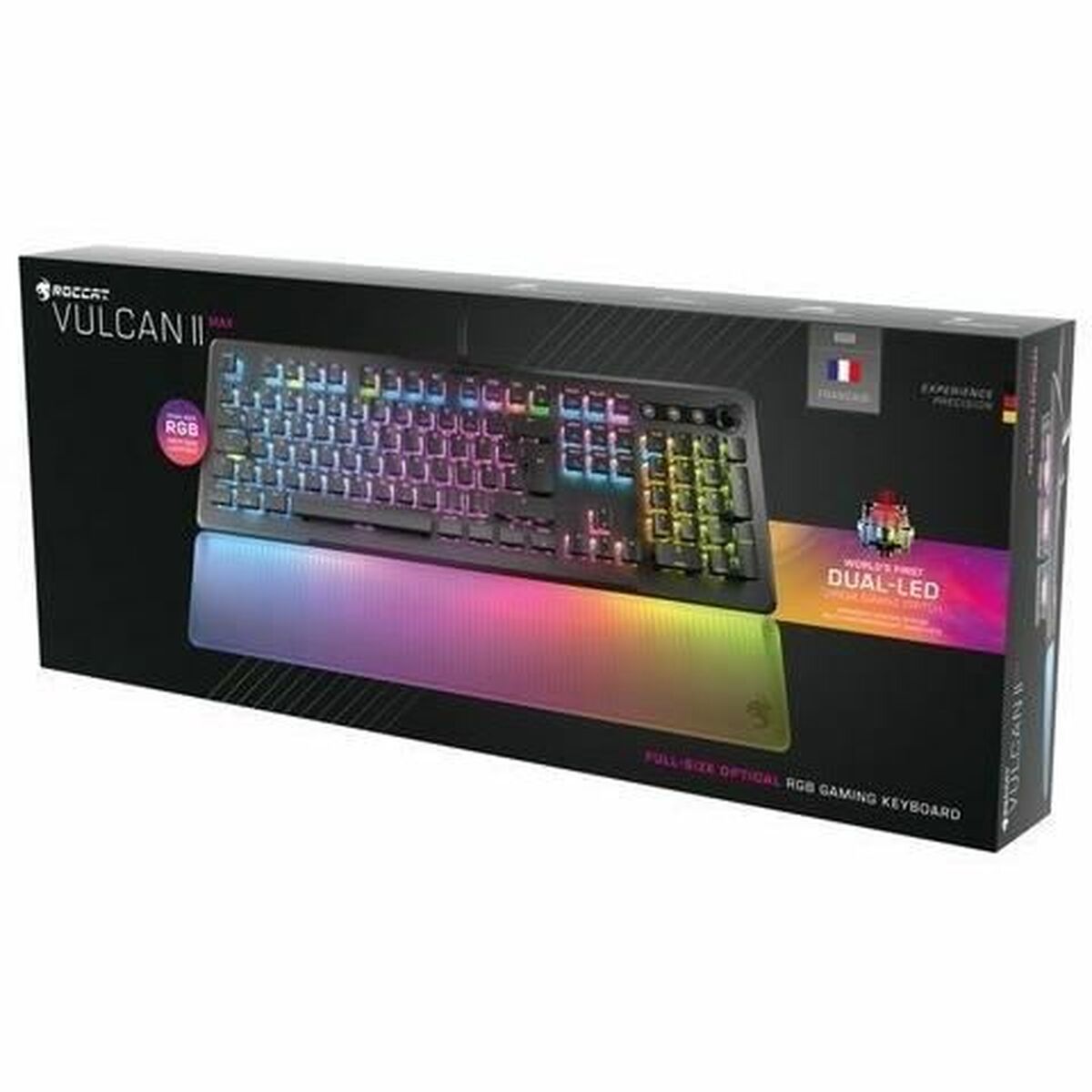BluetoothキーボードRoccat Vulcan II Max-リニアブラックフレンチQWERTY-2