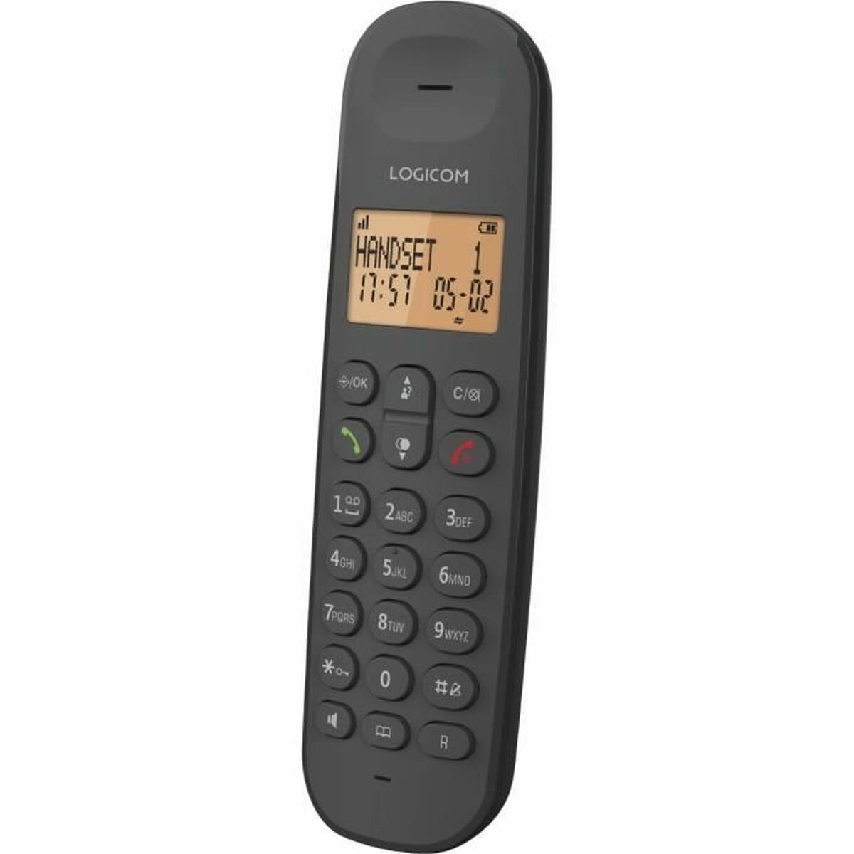 Стационарный телефон Logicom DECT ILOA 150 SOLO Чёрный-5