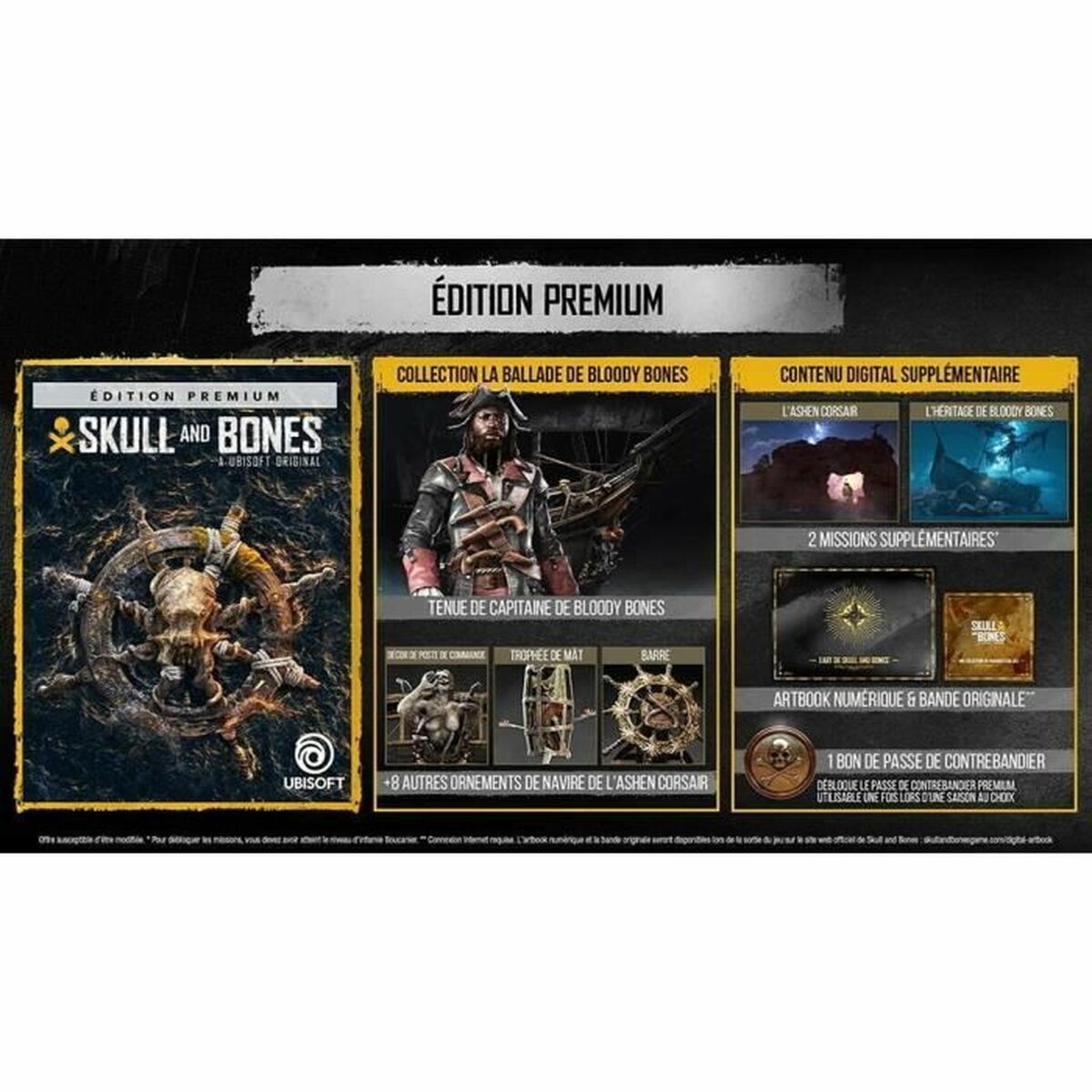 Видеоигры Xbox Series X Ubisoft Skull and Bones - Premium Edition (FR)-2