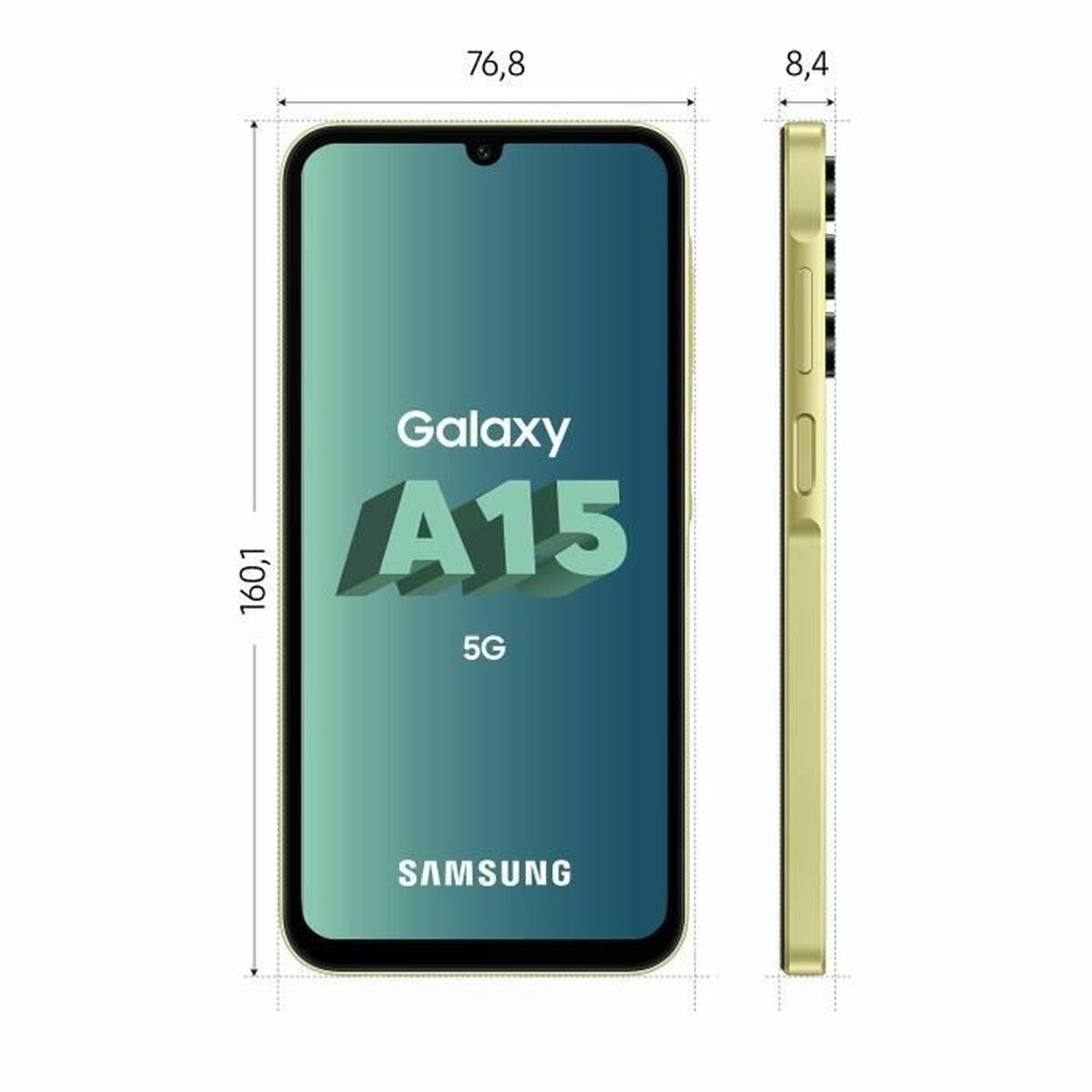 Samsung A15 4 GB RAM 128 GB ყვითელი სმარტფონები-3