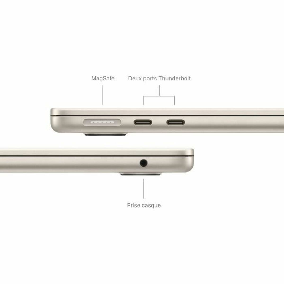 Ноутбук Apple MacBook Air M3 (2024) M3 8 GB RAM 256 Гб SSD AZERTY-4